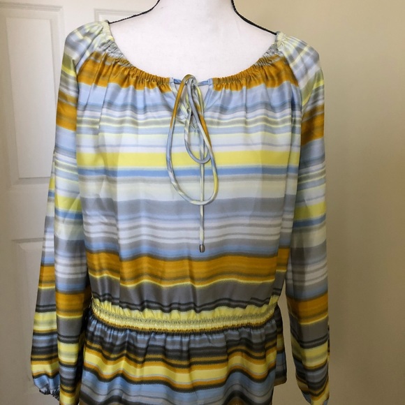 SOLD! Beautiful Soft Multicolor Calvin Klein Top - Picture 1 of 6